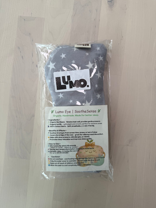 Lumo Eye | SootheSense - Grey Star Print