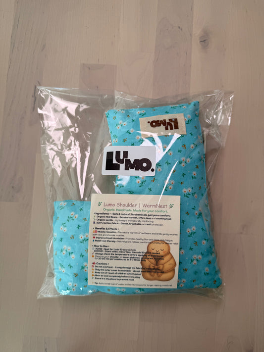Lumo Shoulder | WarmNest - Blue Flower Print