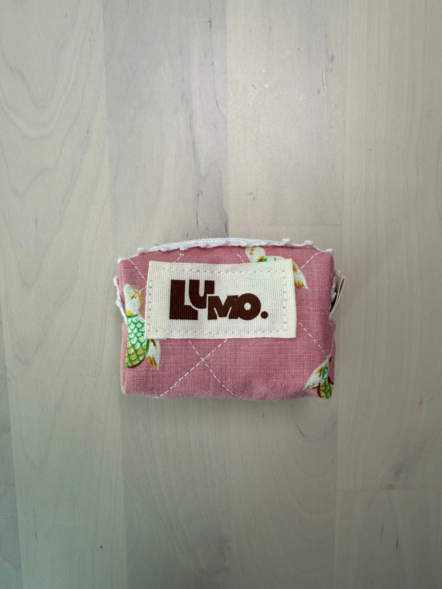 Lumo Pouch | SoftNest - Pink Turtle Rectangular Pouch
