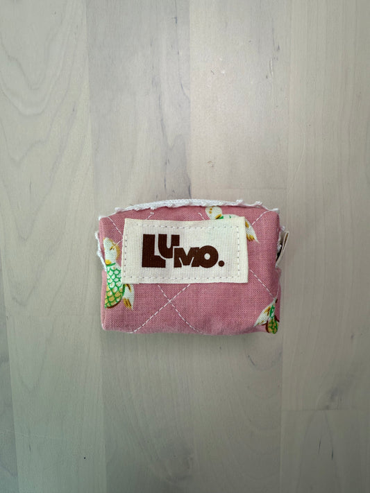 Lumo Pouch | SoftNest - Pink Turtle Rectangular Pouch